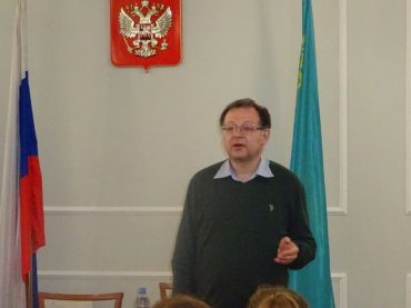 Выступление Алексея Любжина в Генеральном Консульстве в Алма-Ате