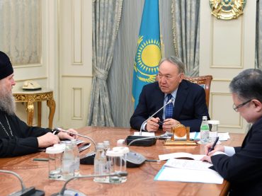 Встреча Президента Казахстана с Митрополитом Астанайским и Казахстанским Александром