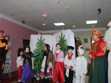 Благотворительный спектакль «Морозко», для детей инвалидов «Ғажап». АРЦ «Славяне»