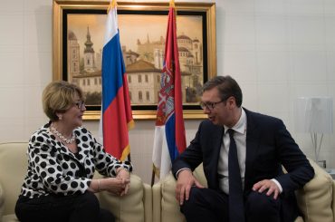 Президент Сербии встретился с руководителем Россотрудничества