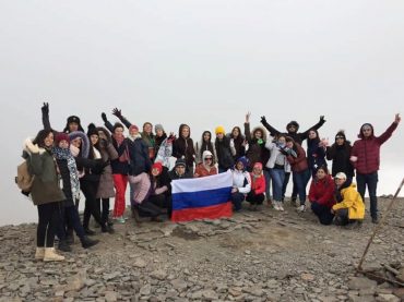 На главной вершине Армении — горе Арагац прозвучали стихи на русском языке