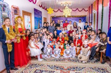 Новый год у воспитанников детской деревни семейного типа «Шанырак»