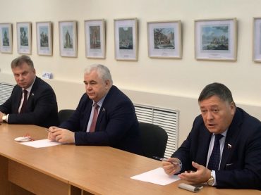 Встреча депутатов Государственной Думы России с соотечественниками в Казахстане