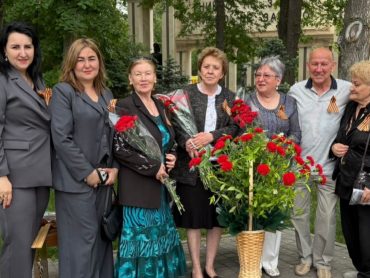 Празднование Дня Победы. город Тараз
