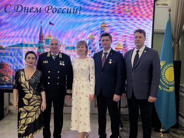 Празднование Дня России: представители КСОРС г. Семипалатинска посетили торжественный прием в Усть-Каменогорске